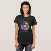 Daisy Butterfly Metastatic Breast Cancer T-shirt (Voorkant volledig)