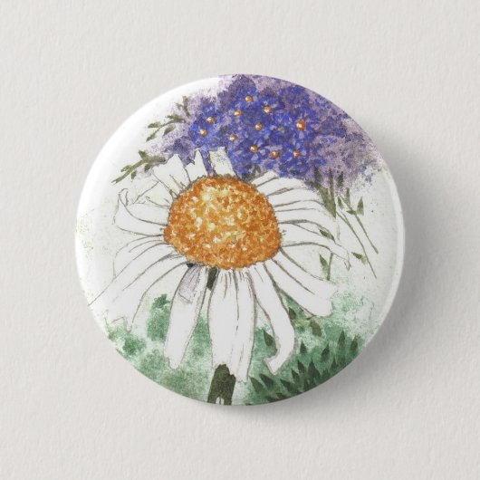 "Daisy"-Button Ronde Button 5,7 Cm (Voorkant)