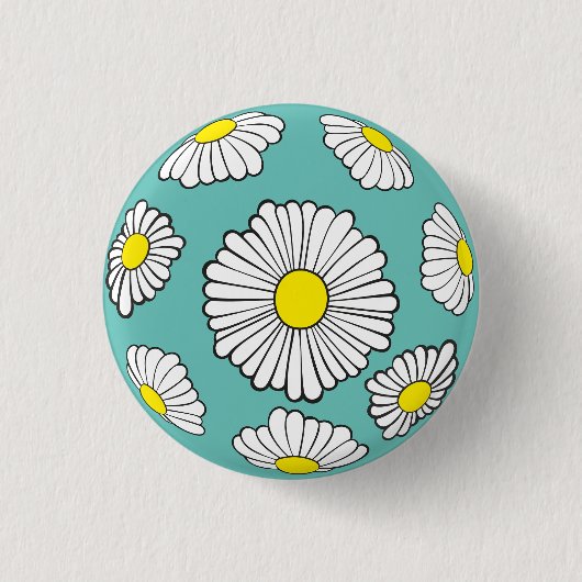 Daisy Buttonnen Ronde Button 3,2 Cm (Voorkant)