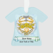 Daisy caduceus-verpleegkundige ornament (voorkant)