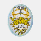 Daisy caduceus-verpleegster keramisch ornament (Rechts)