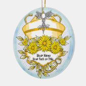 Daisy caduceus-verpleegster keramisch ornament (Links)