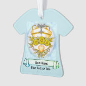 Daisy caduceus-verpleegster ornament (voorkant)