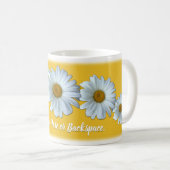 Daisy Candles Custom Daisy Flowers Candle Koffiemok (Voorkant rechts)