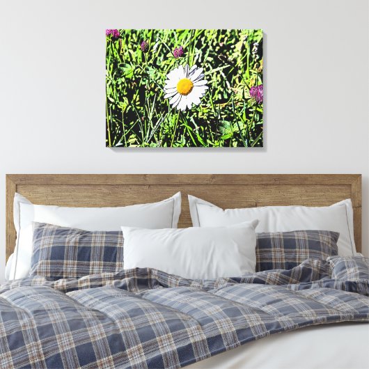 Daisy Canvas Afdruk (Insitu (Slaapkamer))