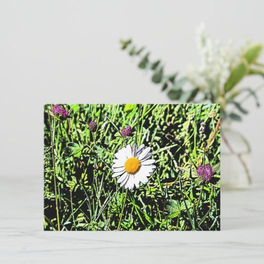 Daisy Card (Staand voorkant)