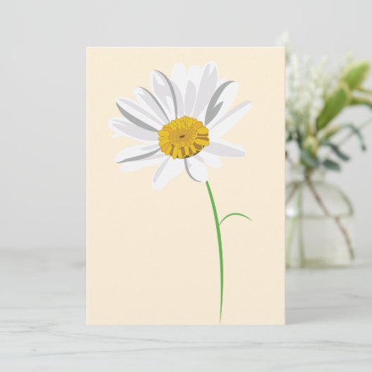 Daisy Card Bedankkaart (Staand voorkant)