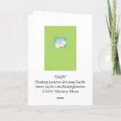 Daisy Card Kaart (Achterkant)