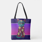 Daisy Cats Tote Bag (Achterkant)