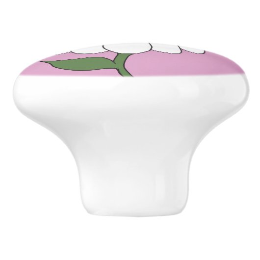 Daisy Ceramic Knob. Keramische Knop (Zijkant)