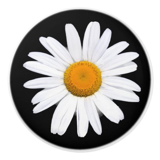 Daisy Ceramic Knob. Keramische Knop (Voorkant)