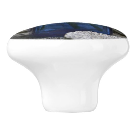 Daisy Ceramic Knob. Keramische Knop (Zijkant)