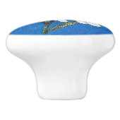 Daisy Ceramic Knob. Keramische Knop (Zijkant)