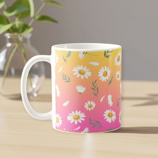 Daisy ceramic mug , Daisy coffee cups  Koffiemok