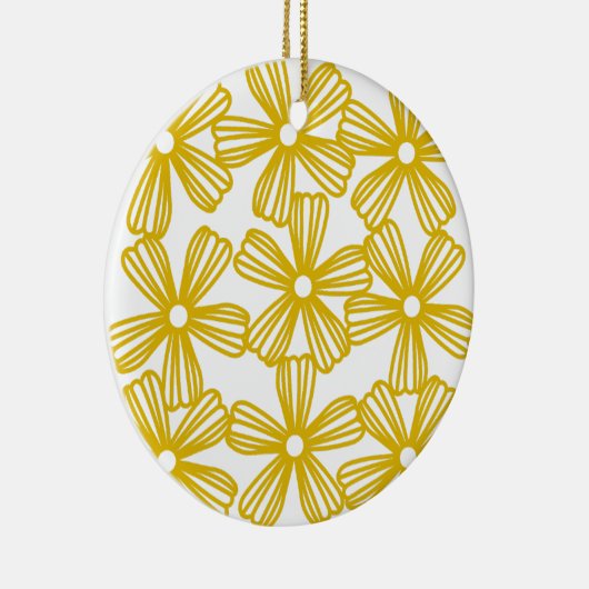 DAISY CHAIN ACHTERGROND KERAMISCH ORNAMENT (Rechts)