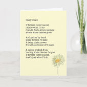 "Daisy Chain" Cancer Support Kaart (Voorkant)