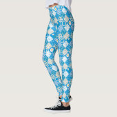Daisy Chain Faux Patchwork om aan te passen Leggings (Links)