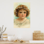 Daisy chain Girl Poster (Keuken)