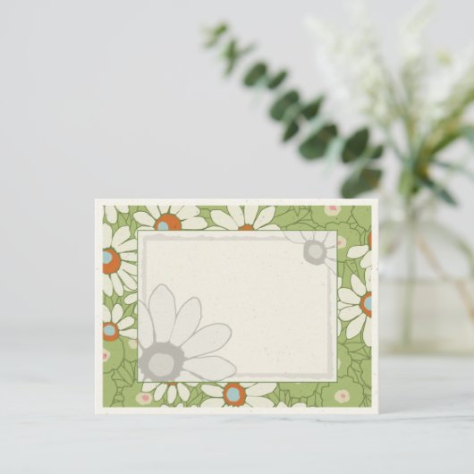 Daisy Chain in dag tijd Briefkaart (Staand voorkant)