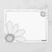 Daisy Chain in dag tijd Briefkaart (Achterkant)