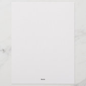 Daisy Chain Kantoor Papier Briefhoofd (Achterkant)