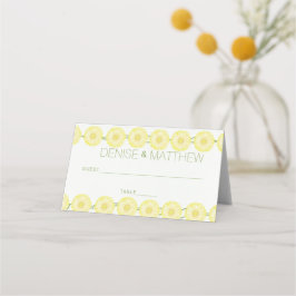 daisy chain place card plaatskaartje