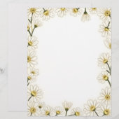 Daisy Chain Stationery Paper Briefhoofd (Voorkant / Achterkant)