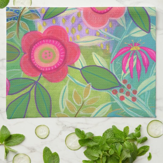 Daisy Chain theedoek (Gevouwen)