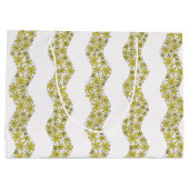 Daisy Chain Wiggly Flower Stripes geel Groot Cadeauzakje (Achterkant)