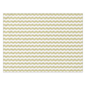 Daisy Chain Wiggly Flower Stripes geel Tafelkleed (Voorkant (Horizontaal))
