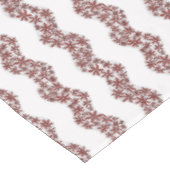 Daisy Chain Wiggly Flower Stripes rood Tafelkleed (Gekanteld)