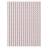 Daisy Chain Wiggly Flower Stripes rood Tafelkleed (Voorkant)