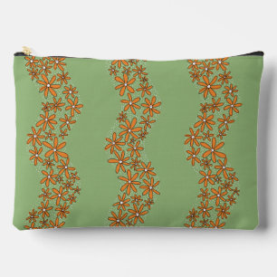 Daisy Chain Wiggly Flower Stripes sinaasappel op g Etui