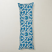  Daisy Chains on Blue, Custom Body Pillow Lichaamskussen (Achterkant (Verticaal))