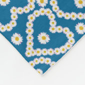 Daisy Chains op Blue, Fleece Blanket Deken (Hoek)
