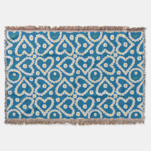 Daisy Chains op Blue, Throw Blanket Deken