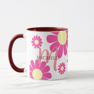 Daisy Cherry Monogram Mok