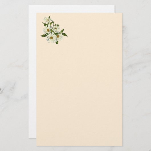 Daisy Cluster Briefpapier (Voorkant / Achterkant)