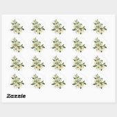 Daisy Cluster Ronde Sticker (Vel)