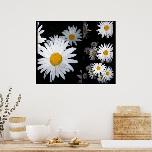 Daisy Collage Poster (Keuken)