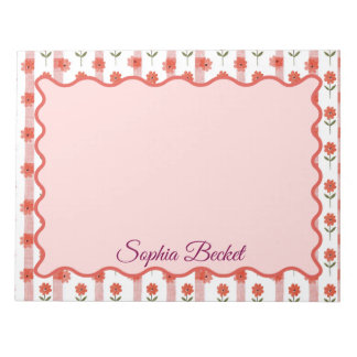 Daisy Coquette Stripes Notitieblok