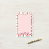 Daisy Coquette Stripes Notitieblok Post-it® Notes (Op bureau)