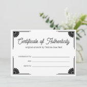 Daisy Corners Mooi certificaat van echtheid (Staand voorkant)