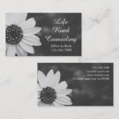 Daisy counseling Therapist Life Coach Business Visitekaartje (Voorkant / Achterkant)