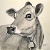 Daisy Cow wenskaart Kaart