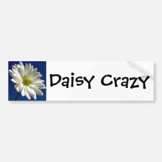 Daisy Crazy Bumper Stick Bumpersticker (Voorkant)