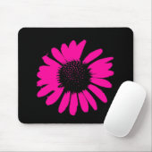 "Daisy Crazy" - Hot Pink Daisy Muismat (Met muis)