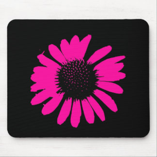"Daisy Crazy" - Hot Pink Daisy Muismat