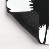 Daisy Crazy - Muismat zwart-wit (Hoek)