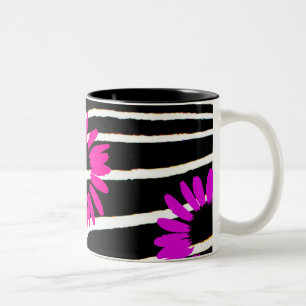 "Daisy Crazy" Tweekleurige Koffiemok